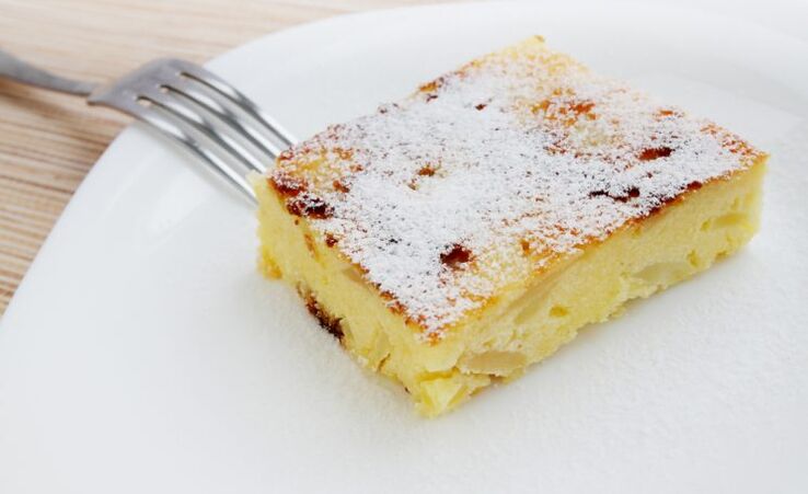 Apfel-Quark-Auflauf - ein leckeres Dessert auf der Gicht-Diät-Speisekarte